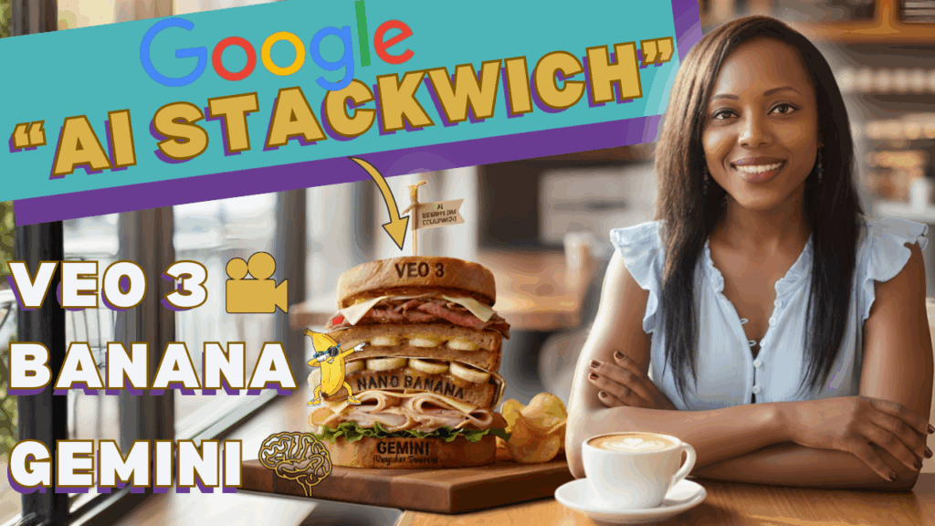 AI-generated avatar of a woman created using Gemini, Nano Banana, and Veo 3 in a free AI avatar creation workflow